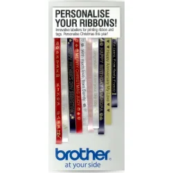 Brother TZe-R231 printer sort tekst p hvidt hjglans satinbnd, 12 mm