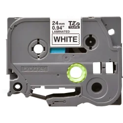 Brother TZe-R251 printer sort p hvidt satinbnd, 24 mm 