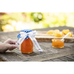 Brother TZe-R254 printer guld p hvidt satinbnd, 24 mm