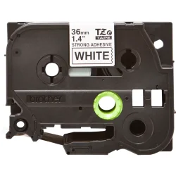 Brother TZeS tape 36 mm x 8 m strong black / white