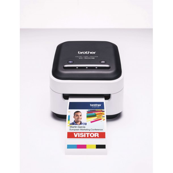 Brother VC-500W trådlös färgetikettskrivare (Wi-Fi)