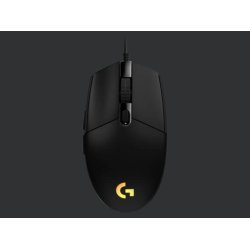 Logitech G203 LIGHTSYNC Spelmus - Svart