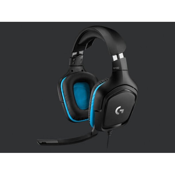 Logitech G432 Noise cancelling Gaming Headphone with microphone - Black