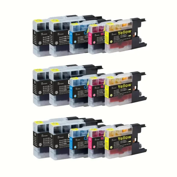 Brother LC 1220 combo pack 15 stk Ink Cartridge - Compatible - BK/C/M/Y 351 ml