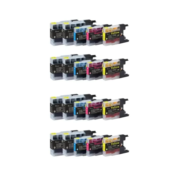 Brother LC 1280 combo pack 20 stk Ink Cartridge - Compatible - BK/C/M/Y 468 ml