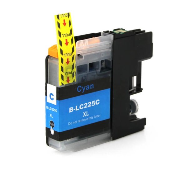 Brother LC 225 C (15 ml) Cyan, Compatible Ink Cartridge