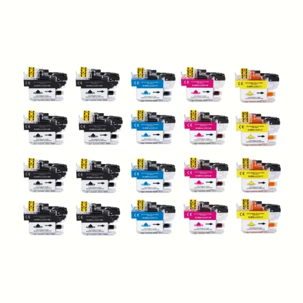 Brother LC 3211 combo pack 20 stk Ink Cartridge - Compatible - BK/C/M/Y 240 ml