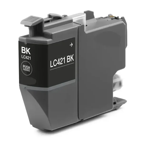 Brother LC 421 BK - Sort 4 ml - Kompatibel blkpatron LC421BK