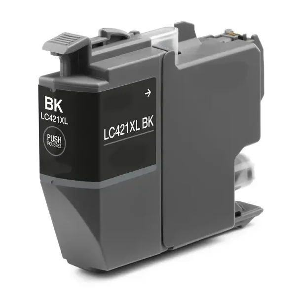 Brother LC 421 XL BK blkpatron - LC421XLBK Kompatibel - Sort 10 ml