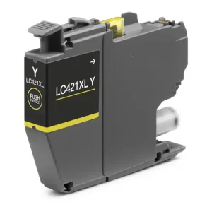 Pixojet bläckpatron Brother LC 421 XL gul 10 ml