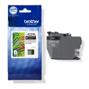 Brother bläckpatron LC422XLBK svart 60 ml, original