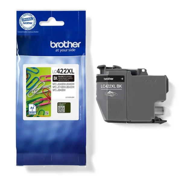 Brother LC 422 XL BK Ink Cartridge -  Original - Black 60 ml