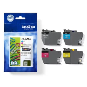 Brother ink cartridges LC 422XL - LC422XLVALDR, 4 pcs. multipack 150 ml, original