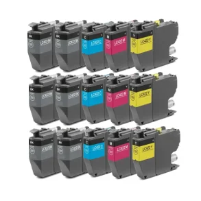 Brother LC 422 combo pack 15 stk Kompatibel blckpatron (165 ml)
