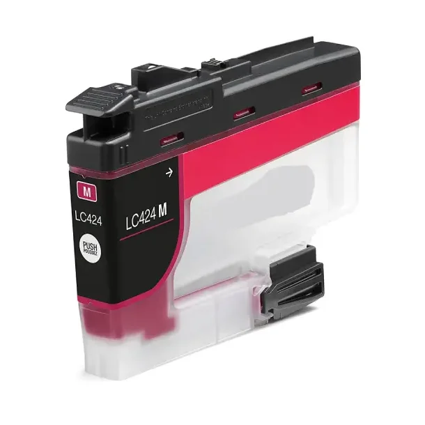Brother LC 424 M Ink Cartridge - LC424M Compatible - Magenta 15 ml