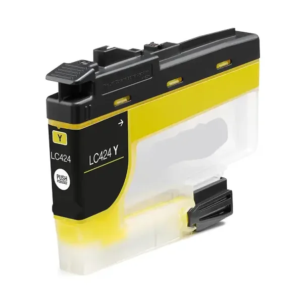 Brother LC 424 Y Ink Cartridge - LC424Y Compatible - Yellow 15 ml