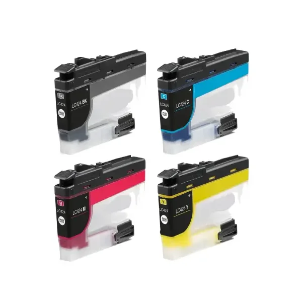 Brother LC 424 combo pack 4 stk Ink Cartridge - Compatible - BK/C/M/Y 60 ml
