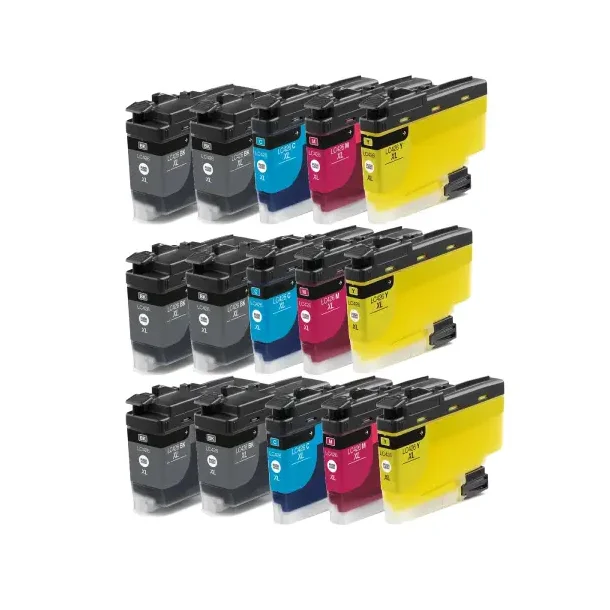 Brother LC 426 XL combo pack 15 stk blekkpatron - Kompatibel - BK/C/M/Y 1260 ml