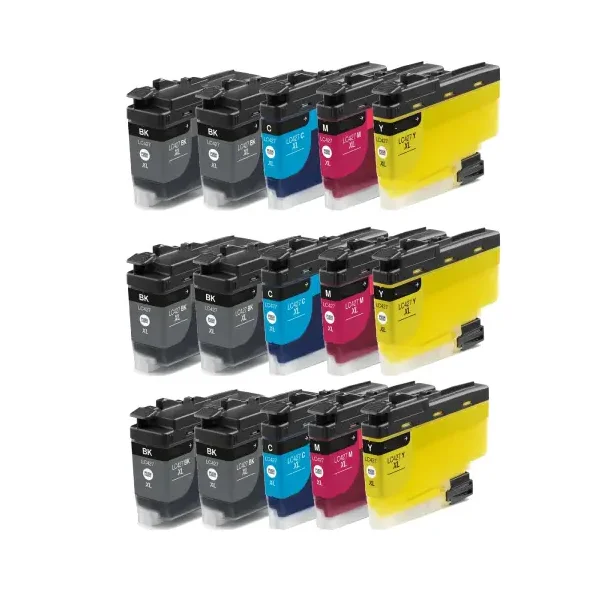 Brother LC 427 XL combo pack 15 stk blekkpatron - Kompatibel - BK/C/M/Y 1620 ml