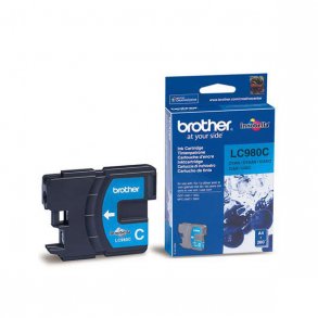 Brother bläckpatron LC980C cyan 5,2 ml, original