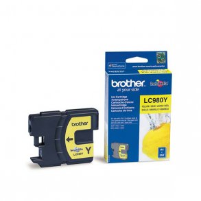 Brother bläckpatron LC980Y gul 5,2 ml, original