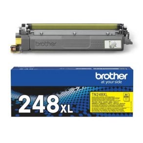 Brother toner TN248XLY gul 2300 sider, original