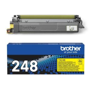 Brother TN248Y toner gul 1000 sidor, original