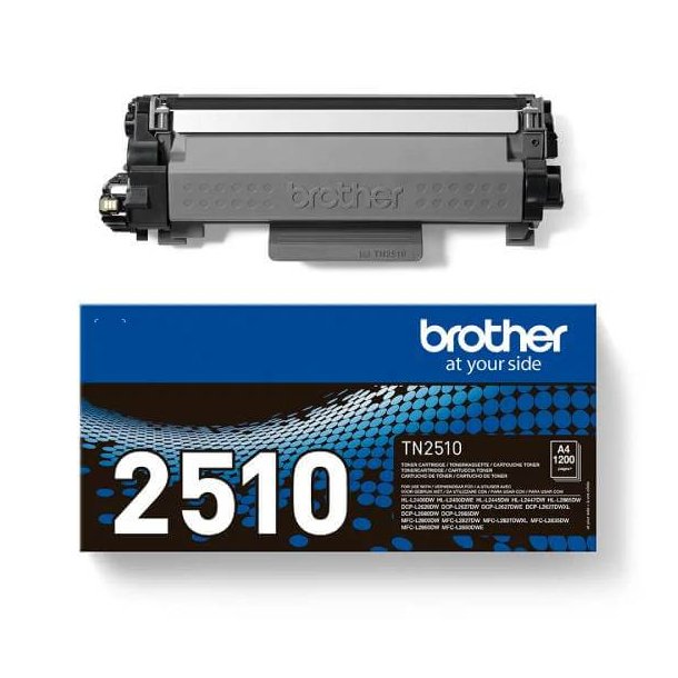 Brother TN 2510 BK Original Toner (1200 sidor)