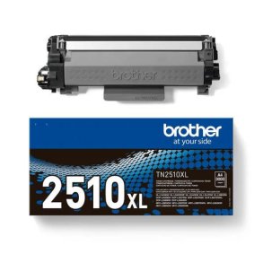 Brother toner TN 2510XL svart 3000 sider, original