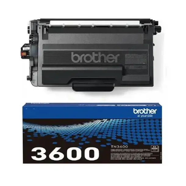 Brother TN 3600 BK Original Toner (3000 sidor)