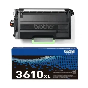 Brother toner TN3610XL svart 25000 sider, original