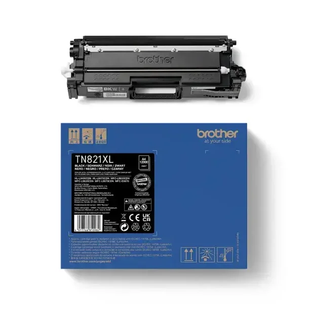 Brother TN 821 XL BK Toner - TN821XLBK Original - Black 12000 pages