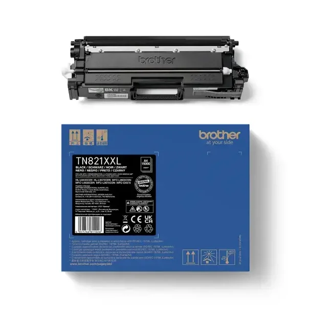 Brother TN 821 XXL BK Toner - TN821XXLBK Original - Black 15000 pages