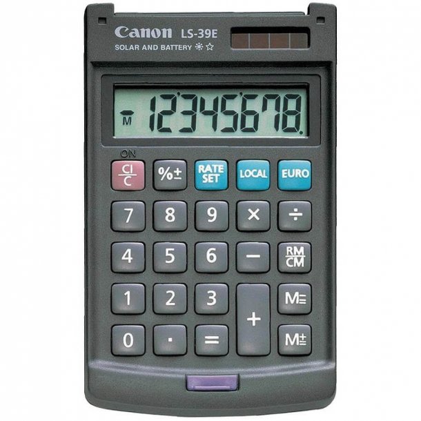 Canon LS-39E calculator 8 digits