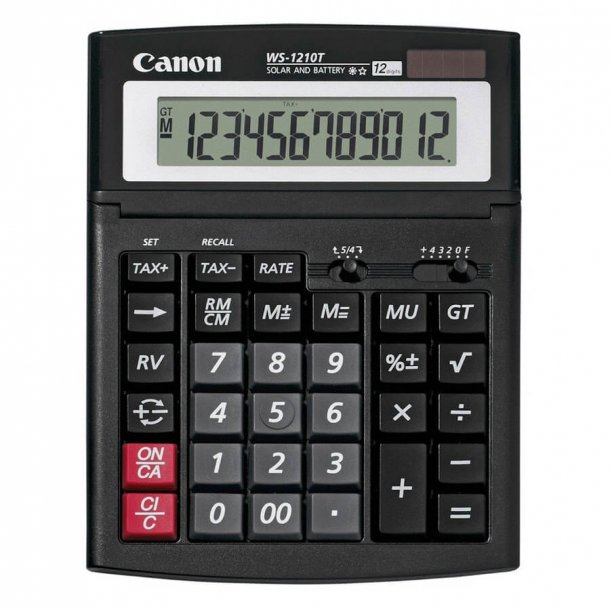 Canon WS-1210T table calculator 12 digits