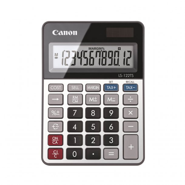 Canon LS-122TS table calculator 12 digits