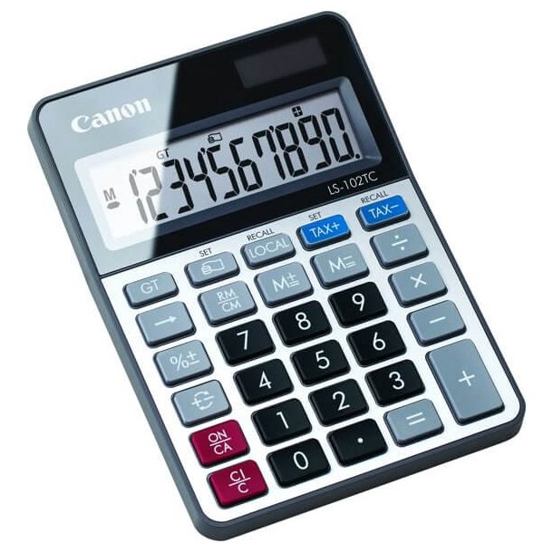 Canon LS-102TC table calculator 10 digits