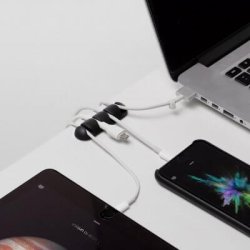 Bluelounge Cabledrop kabelhllare - 2 st, svart