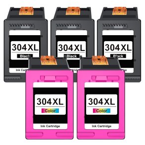 Pixojet ink cartridges HP 304 XL - 3JB05AE, 5 pcs. discount pack 90 ml