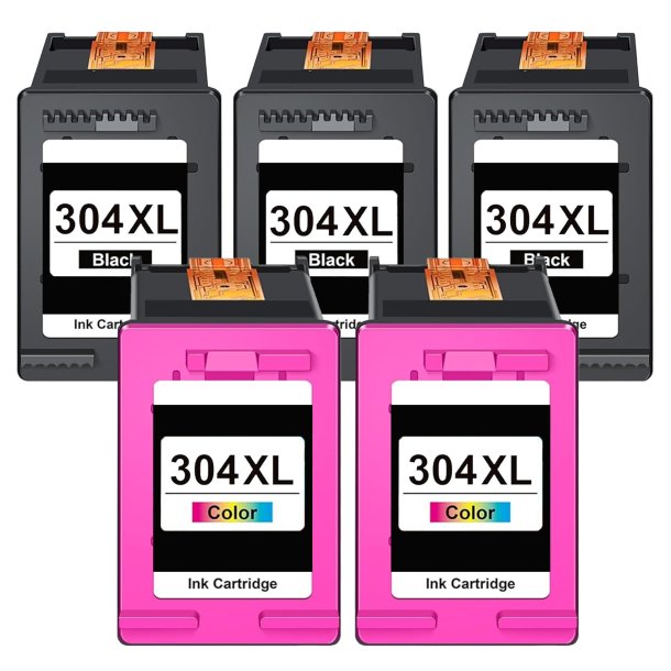 HP 304 XL Ink Cartridge Combo Pack 5 pcs - Compatible - 90 ml