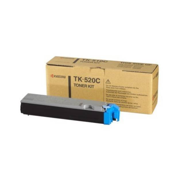 Kyocera TK-520 C lasertoner - 1T02HJCEU0 Original - Cyan 4000 sider