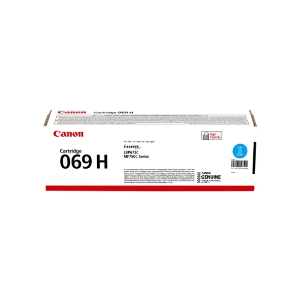 Canon 069 H C Toner - 5097C002 Original - Cyan 5500 sider