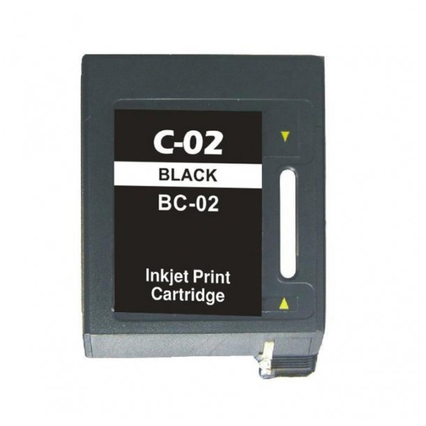Canon BC-02 sort kompatibel blkpatron 22 ml