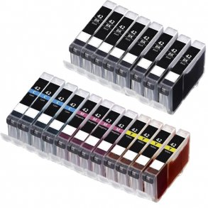 Kompatible blkpatroner Canon CLI 42 - 6384B001, 20 stk. rabatpakke 260 ml