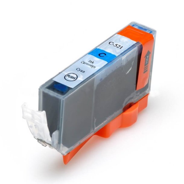 Canon CLI 521C with chip (10,5 ml) Cyan, Compatible Ink Cartridge