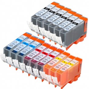 Kompatibel blkpatroner Canon CLI 526 - 4540B001, 15 stk. rabatpakke 135 ml