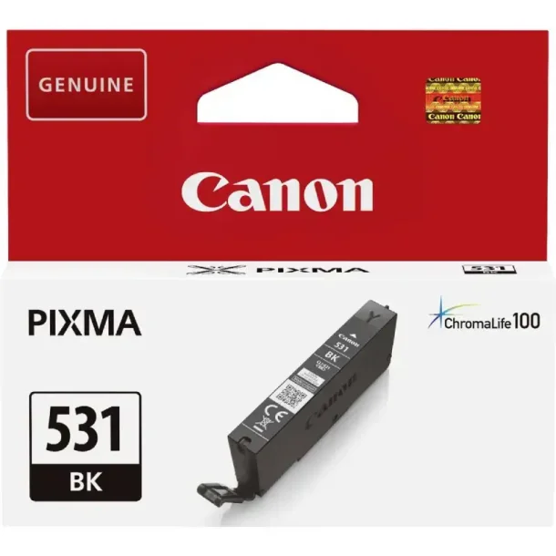 Canon CLI-531 BK Original blckpatron (300 sidor)