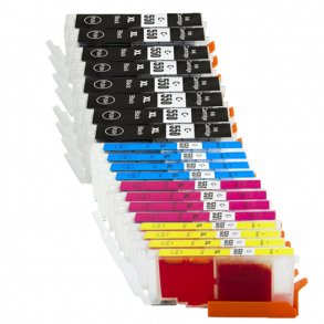 Kompatible blkpatroner Canon CLI 551 XL - 6443B001, 20 stk. rabatpakke 240 ml