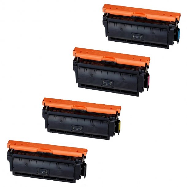 Kompatibel Canon CRG 040H combo pack 4 stk Lasertoner (42500 sidor)