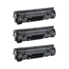Pixojet toner Canon CRG 728 - 3500B002, 3 stk. rabattpakke 6300 sider